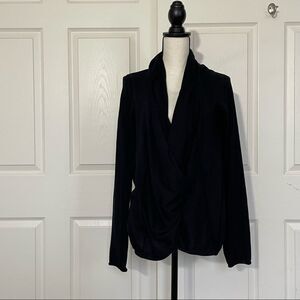 Anthropologie Vintage Moth 100% Cotton Sweater Scarf Wrap Cardigan, Large